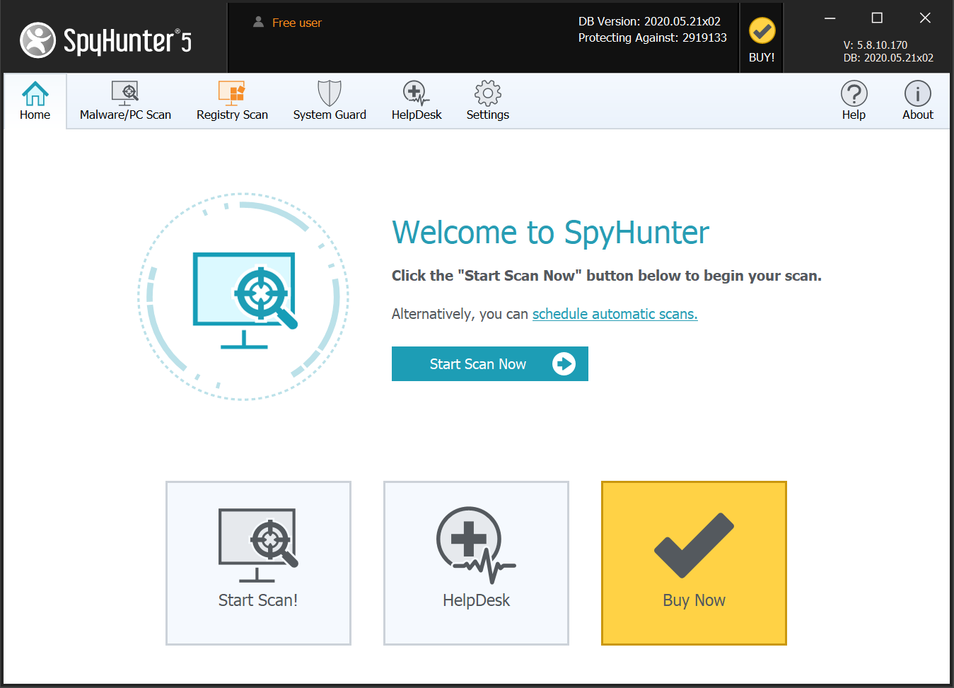 SpyHunter 5 Malware Removal Overview